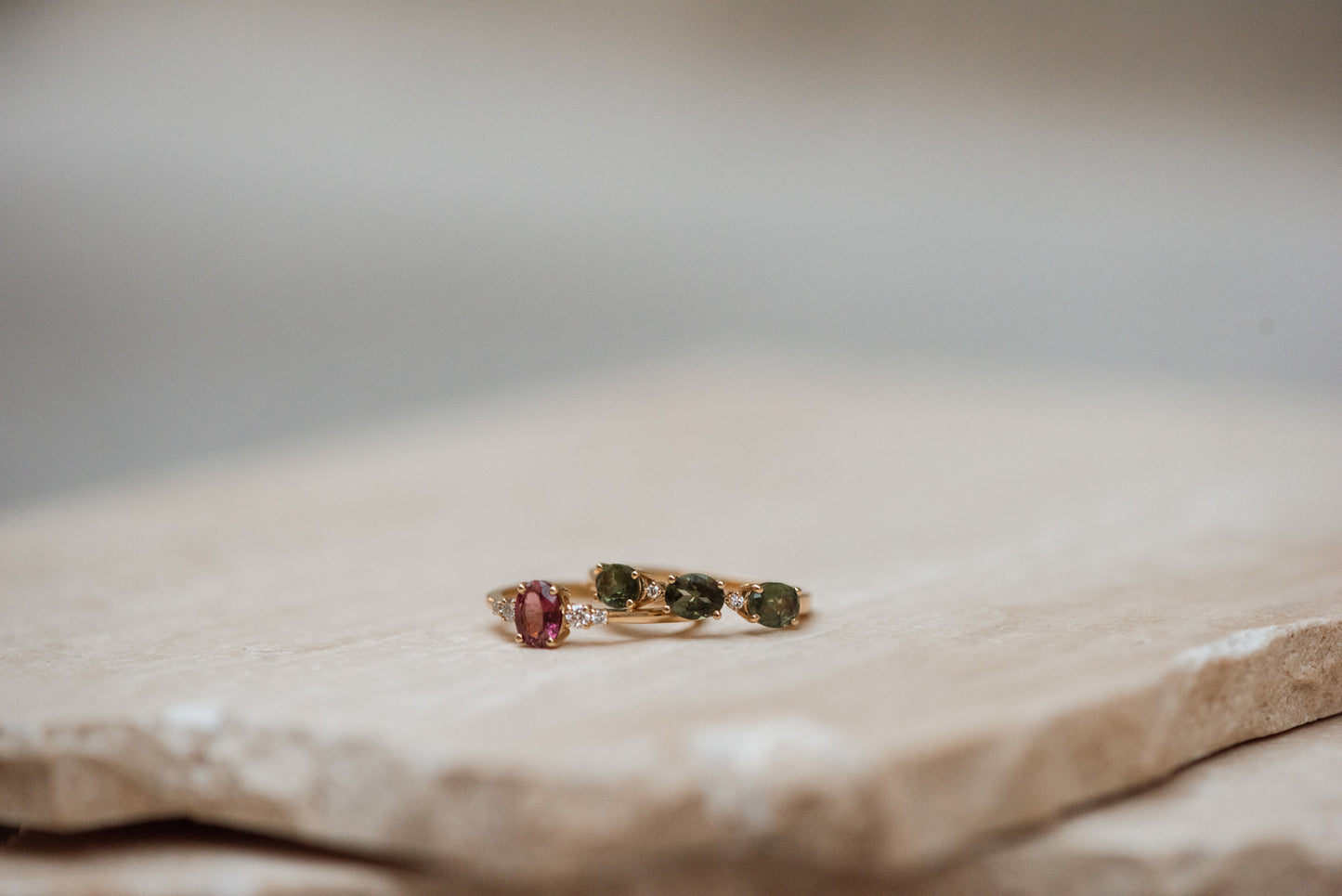 Serene Green Tourmaline Ring