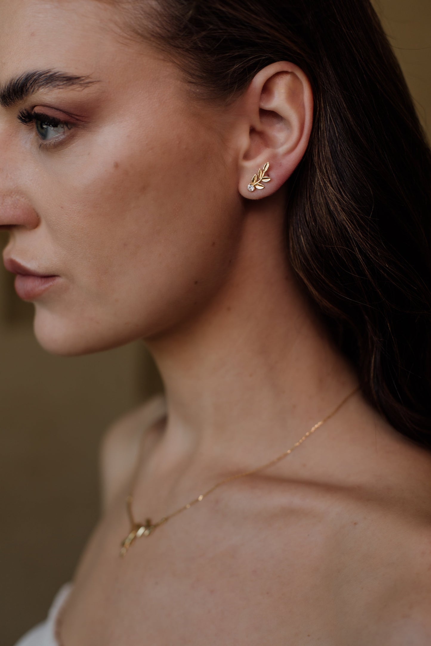 Olive Branch Earring