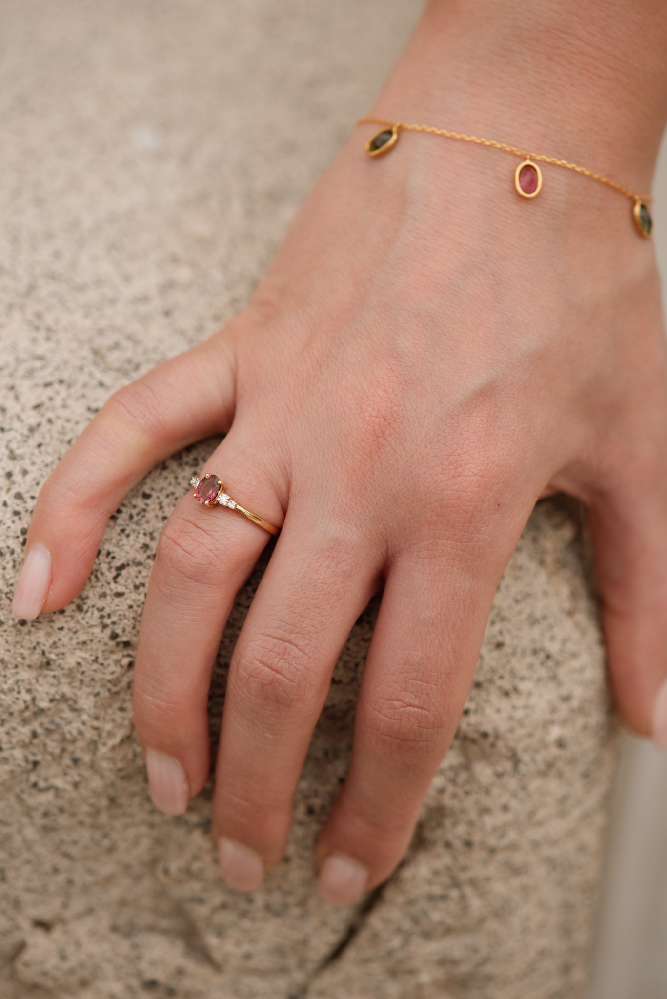 Juliet Pink Tourmaline Ring