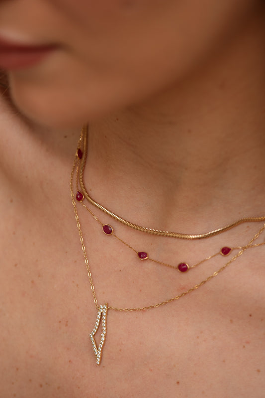 Nova Ruby Necklace