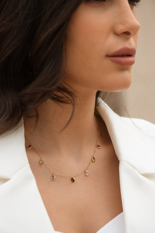 Serene Tourmaline Necklace