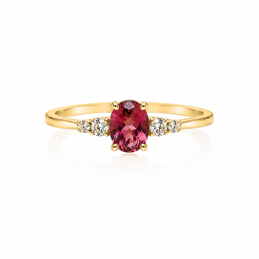 Juliet Pink Tourmaline Ring