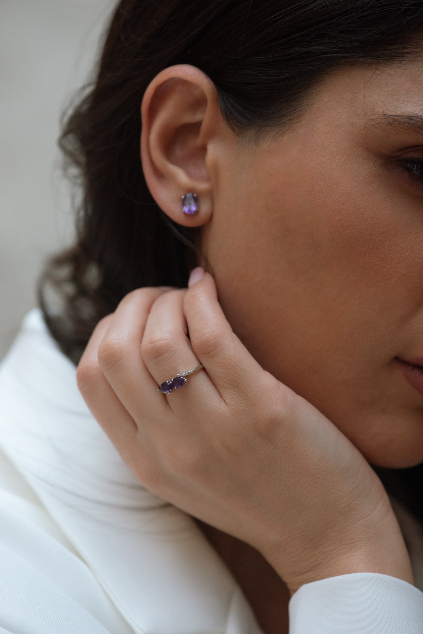 Soleste Oval Earrings