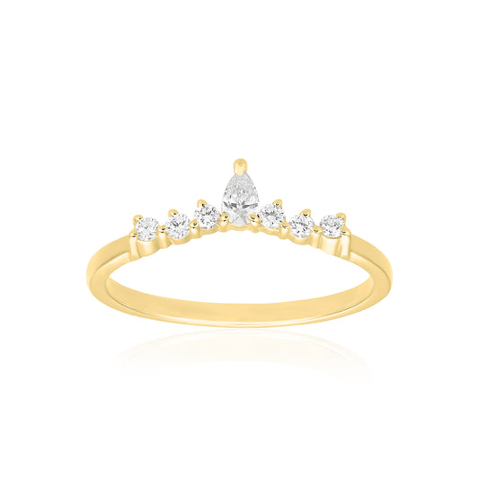 Soluna Crescent Ring